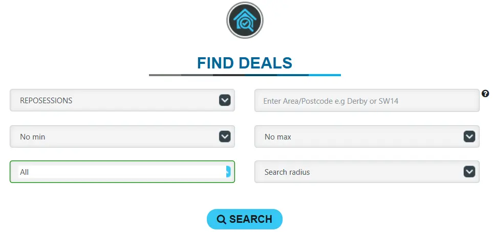 Find Repossessions Deals using Property Deals Insight's Deal Finder offering