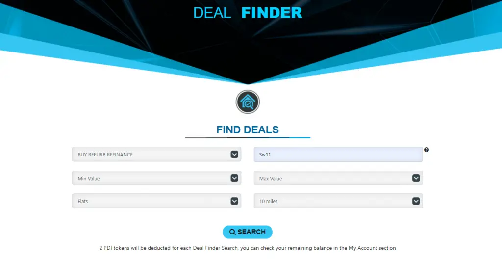 Deal Finder Criteria for BRR