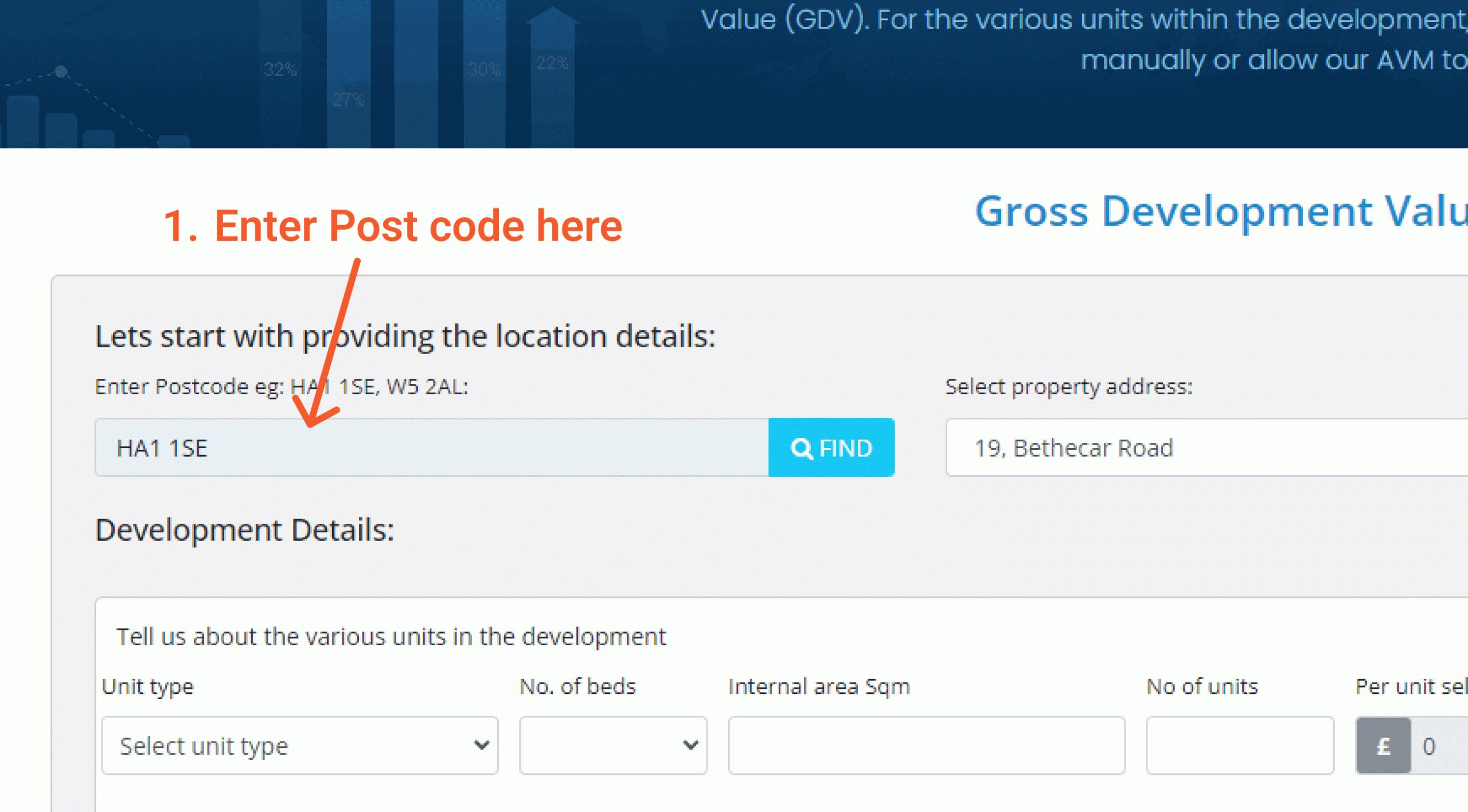 Calculate the GDV for your next project with the Property Deals Insight GDV Calculator