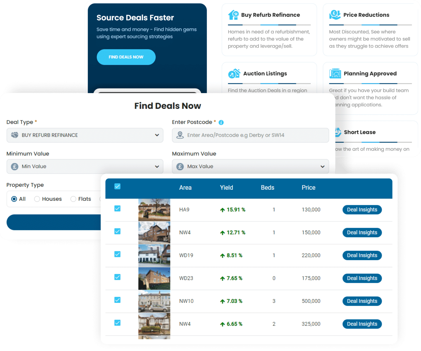 Deal Finder Property Deals Insight